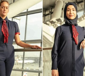 الحجاب الخطوط البريطانية
